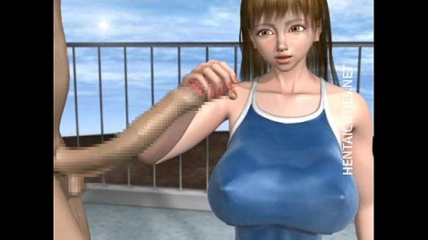 Bu hentai pornosunda büyük bir havuzun hemen önünde, iri göğüslü ve şehvetli bir kız, sıradan bir adamla harika bir seks yaptı
