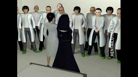 3D kız, hentai tarzında seks oyuncaklarıyla vajinasını mastürbasyon yapıyor ve doğaçlama yöntemlerle üretrasını okşuyor