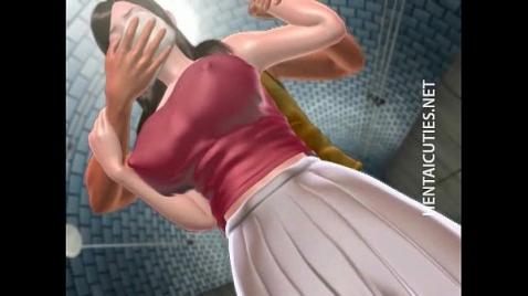 Gece vakti yürüyen ateşli bir esmerin, suçluların onu bağlayıp karanlık bir bodrumda sertçe becerdiği hentai